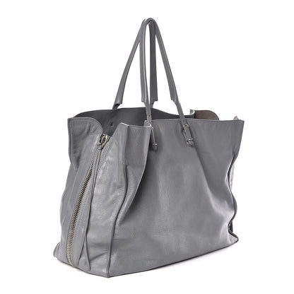Balenciaga Veau Papier A4 Zip Around Tote Grey 3 of 21