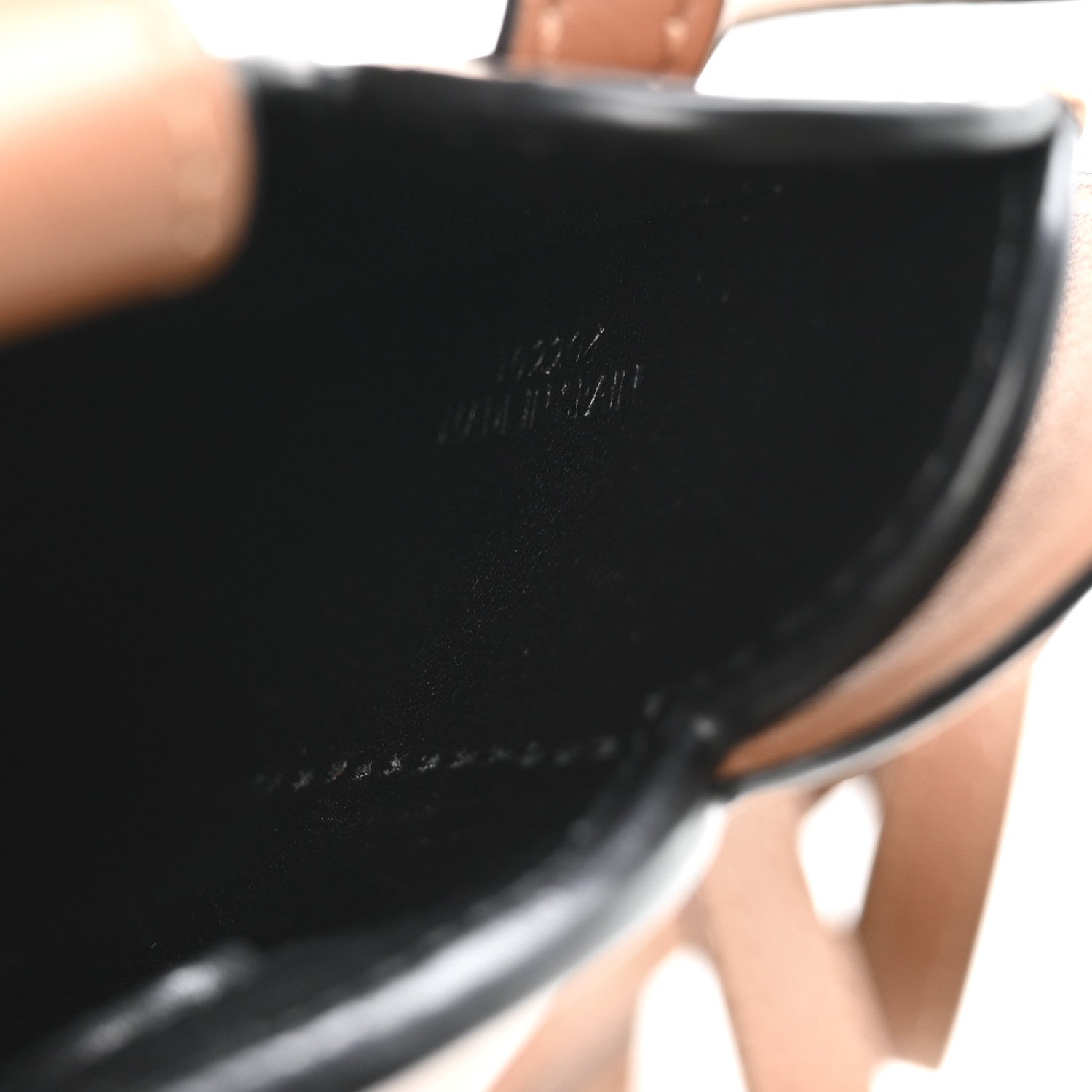 Loewe Calfskin Elephant Pouch Crossbody Bag Tan 7 of 10