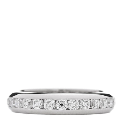 Tiffany Platinum Diamond .92ctw Lucida Eternity Band Ring 49 5 3 of 5
