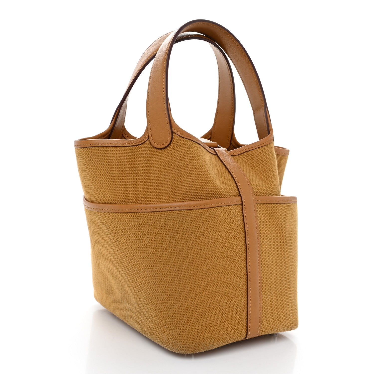 Hermes Toile Goeland Swift Cargo Picotin Lock 18 Sesame 3 of 12