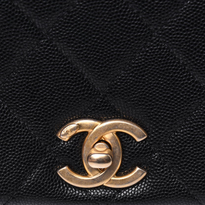 Chanel Caviar Quilted Small Fashion Therapy Flap Bag Black 13 of 14