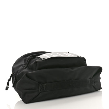 Valentino Garavani Nylon VLTN Logo Patch Backpack Black 4 of 9