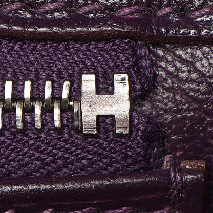 Hermes Taurillon Clemence Birkin 35 Raisin 13 of 36