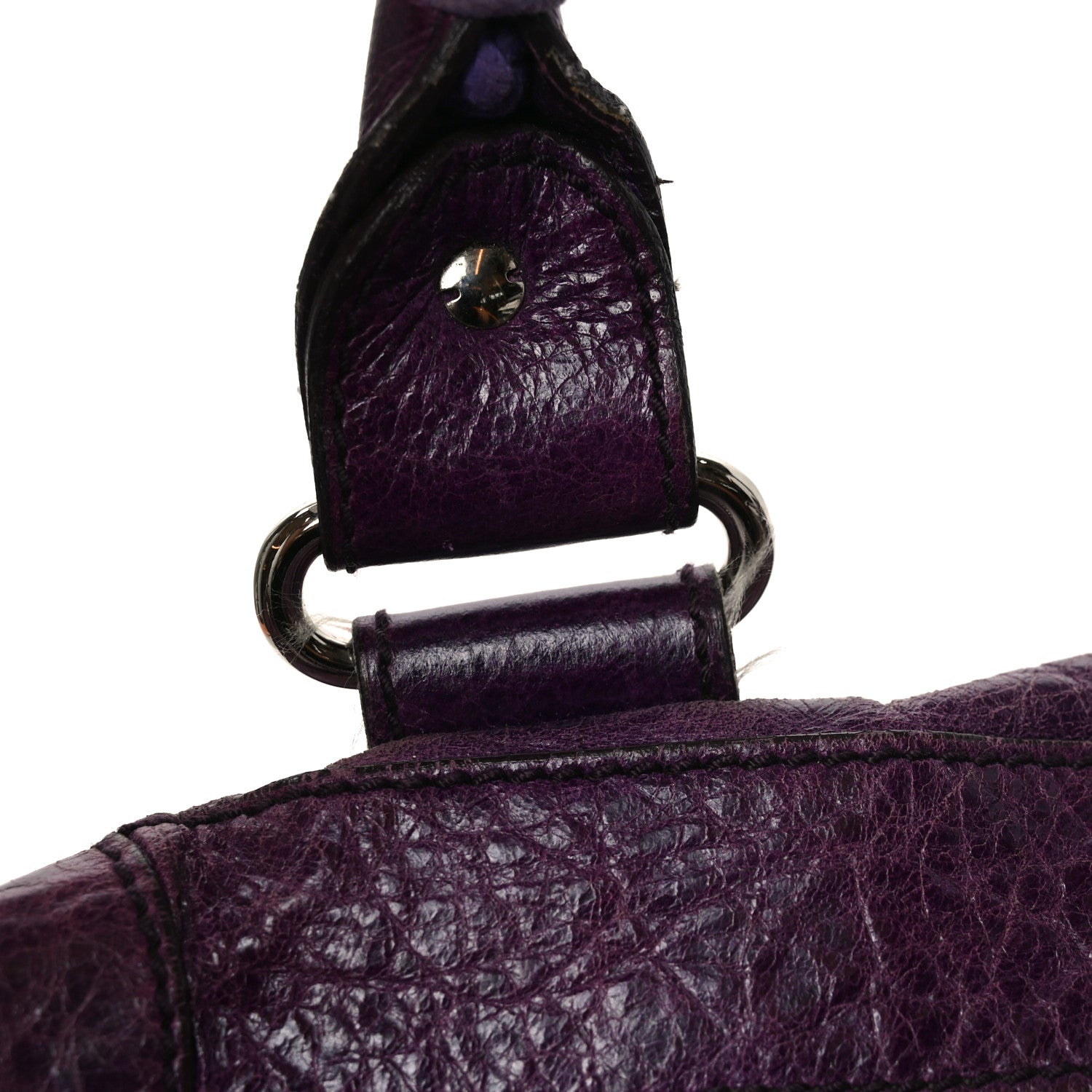 Balenciaga Agneau Giant 21 Silver Hardware Work Raisin 13 of 14