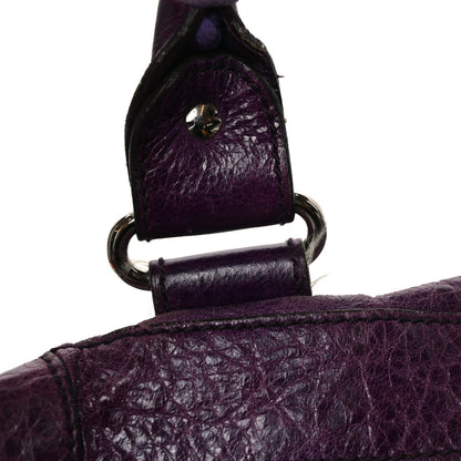 Balenciaga Agneau Giant 21 Silver Hardware Work Raisin 13 of 14