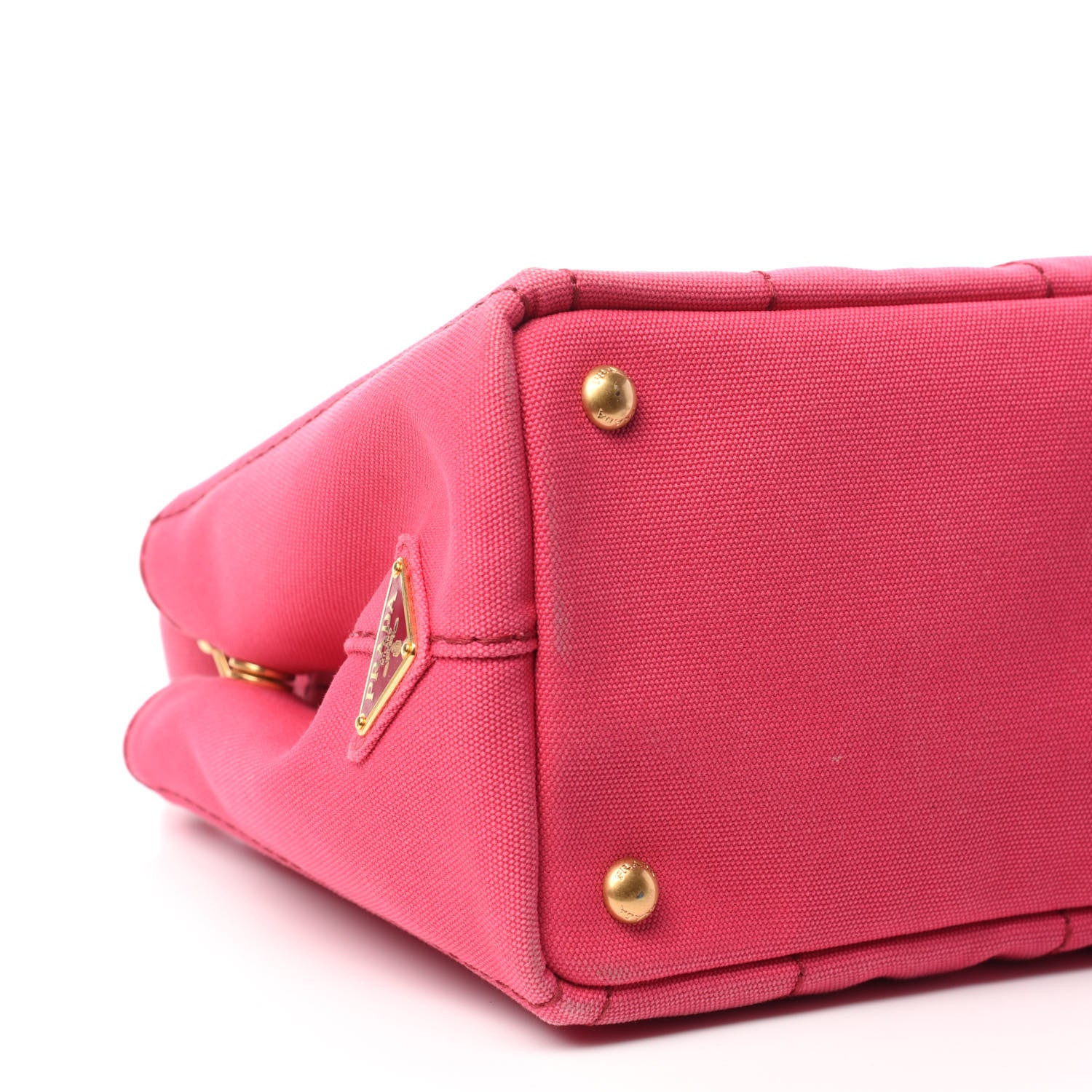Prada Canapa Small Logo Tote Peonia 6 of 14