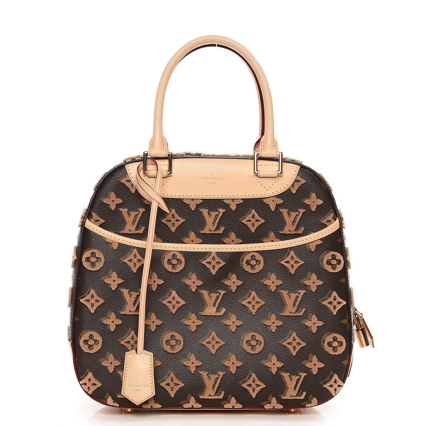 Monogram Tuffetage Deauville Cube Caramel