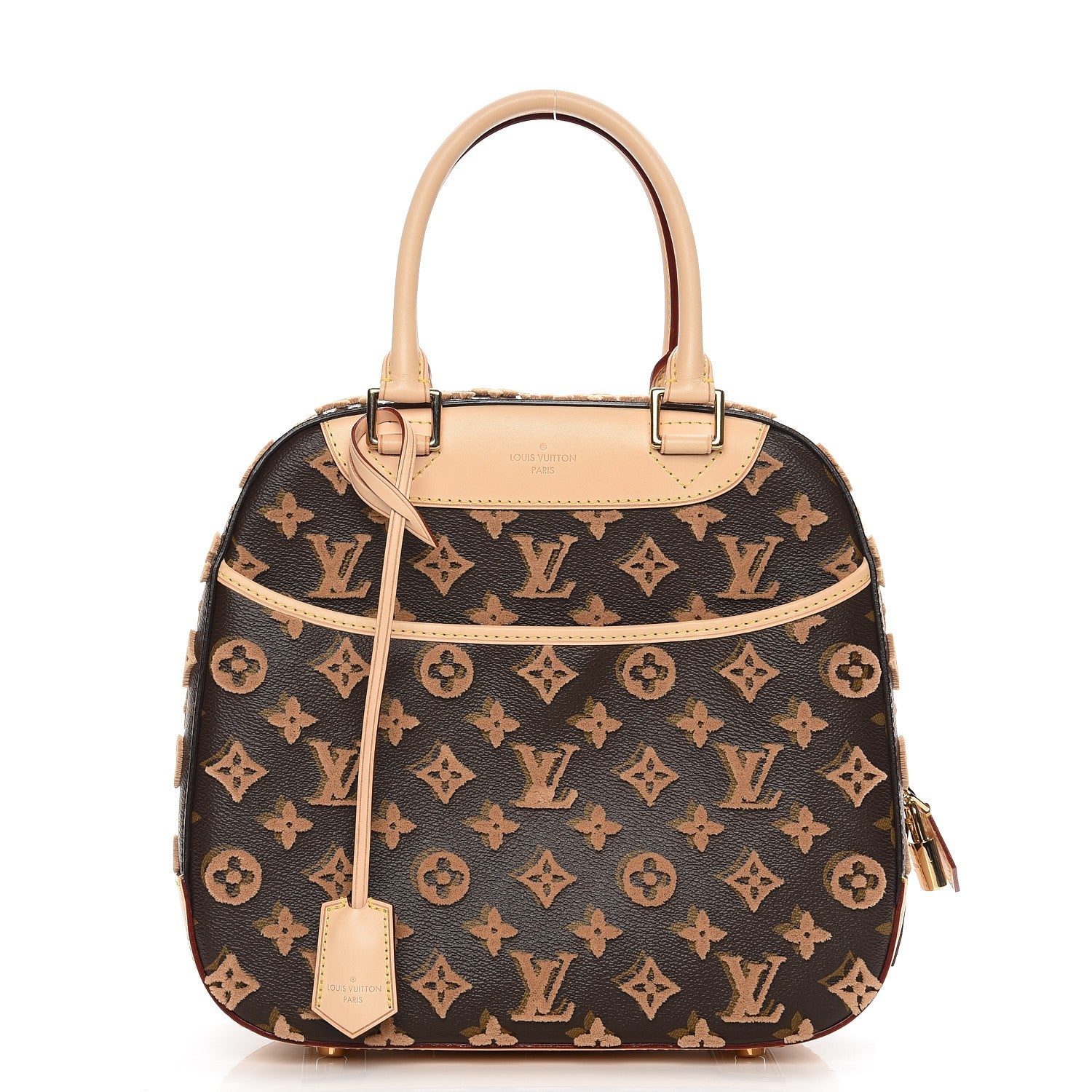Louis Vuitton Monogram Tuffetage Deauville Cube Caramel 1 of 8
