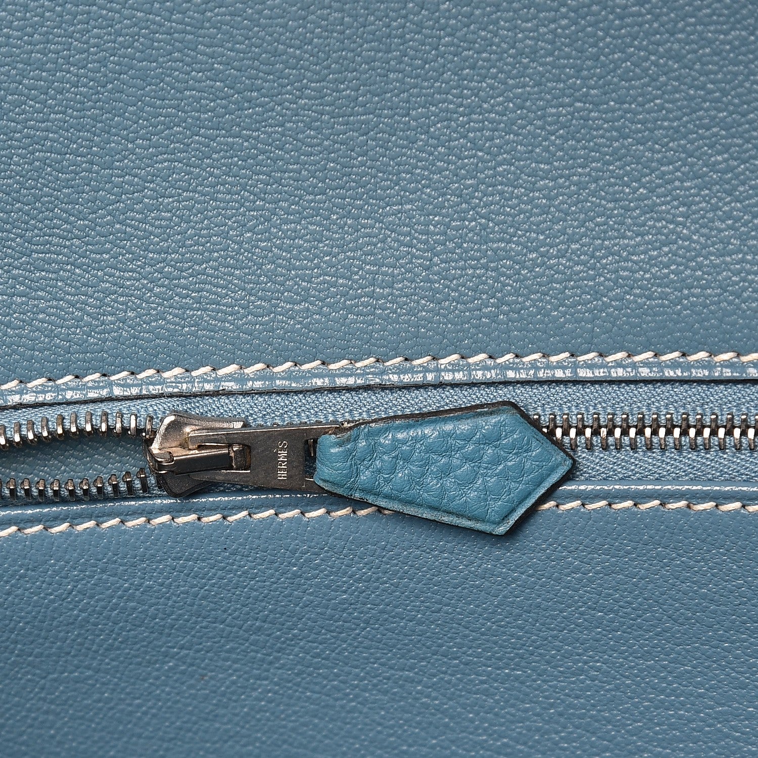 Hermes Togo Birkin 40 Blue Jean 9 of 37