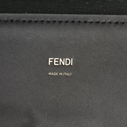 Fendi Vitello King Plexiglass Medium Fendi Sunshine Shopper Tote Black 6 of 9