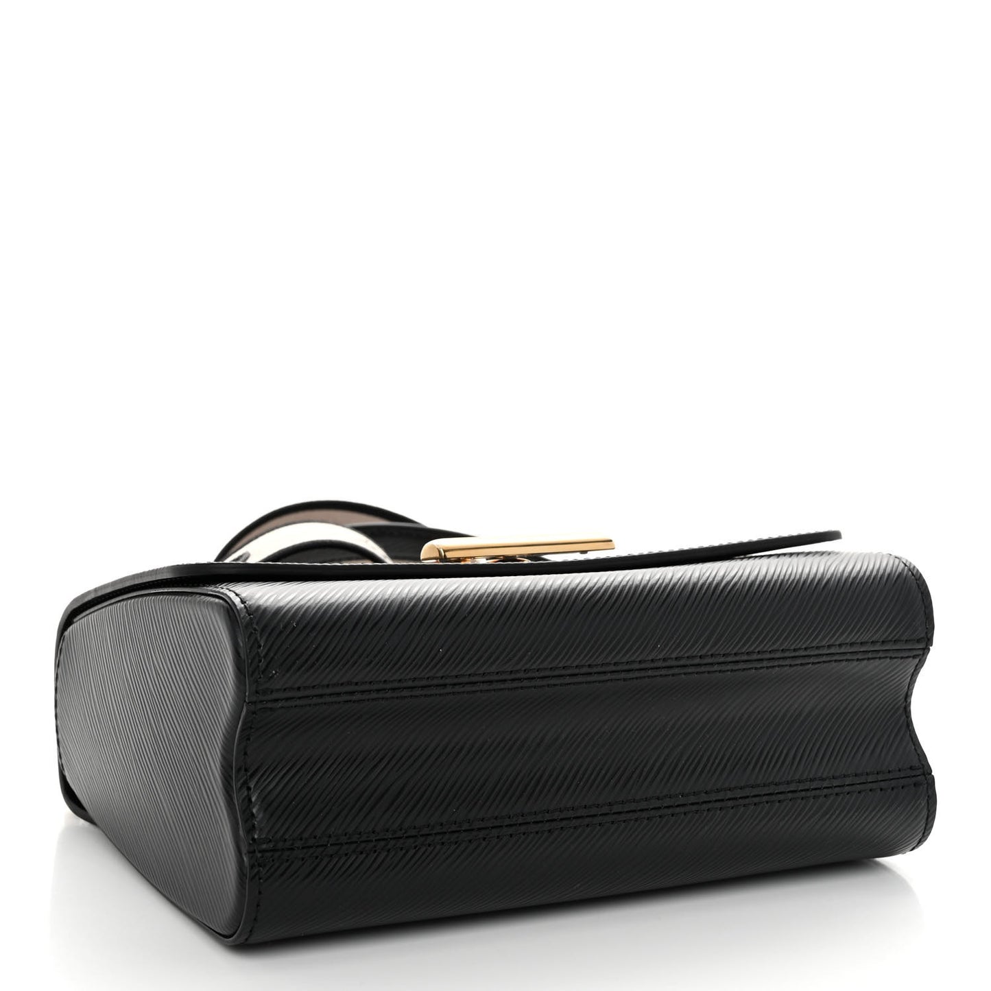 Epi Twist Top Handle Shoulder Bag MM Black