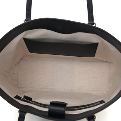 Gucci GG Supreme Monogram Textured Calfskin Web Medium Ophidia Shopping Tote Beige Blue 5 of 12