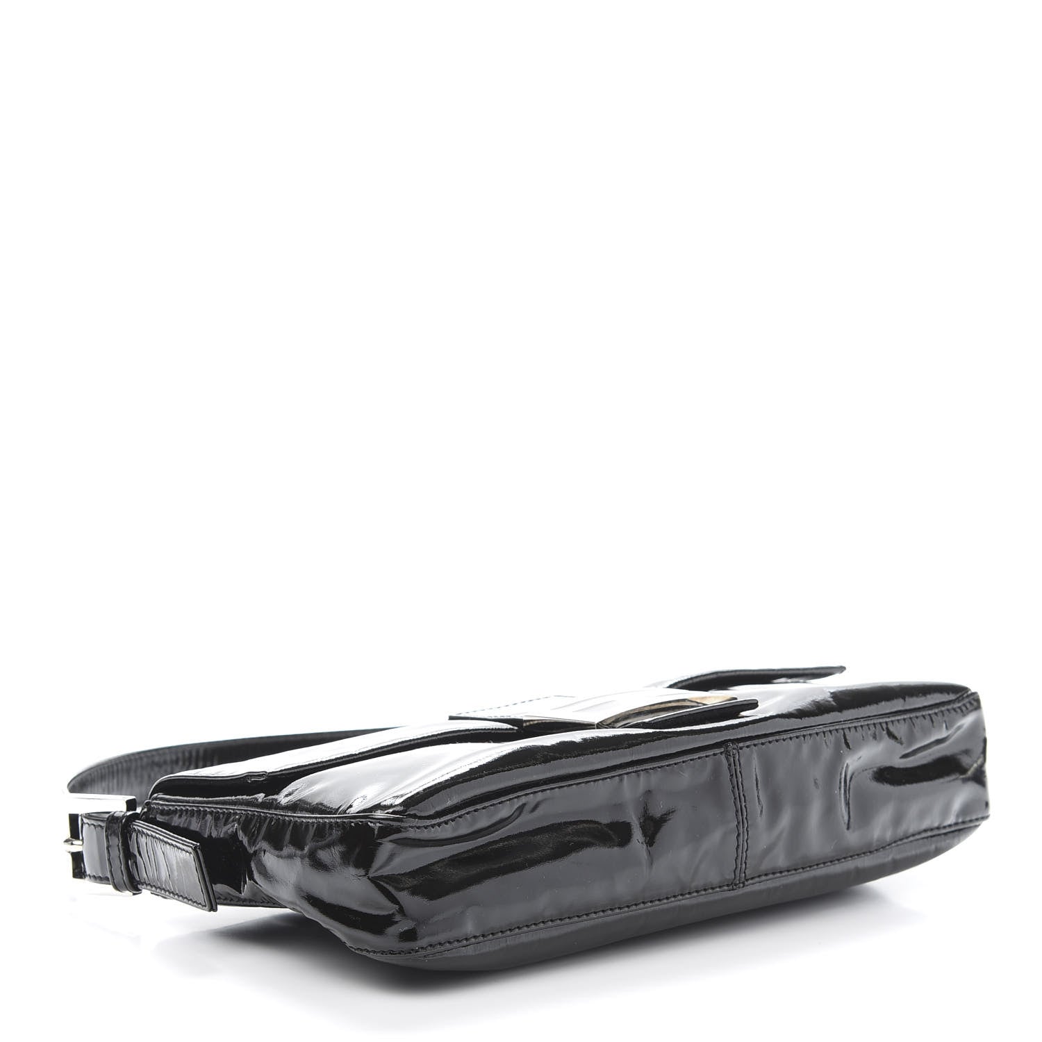 Fendi Vinyl Baguette Black 4 of 9