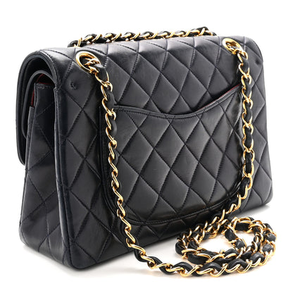 Chanel Lambskin Quilted Small Double Flap Bag Black 3 of 11