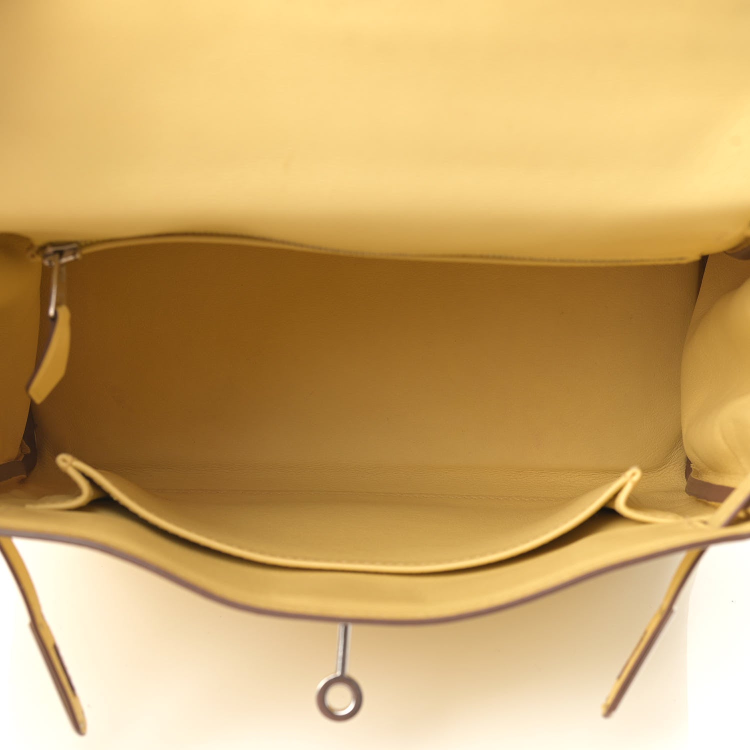 Hermes Swift Kelly Retourne 25 Jaune Poussin 4 of 17