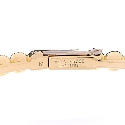 Van Cleef & Arpels 18K Yellow Gold Perlee Pearls of Gold Bracelet M 3 of 3
