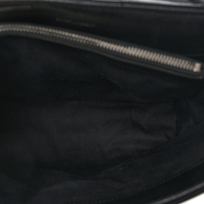 Saint Laurent Calfskin Y Quilted Monogram Medium Loulou Chain Satchel Black 5 of 10