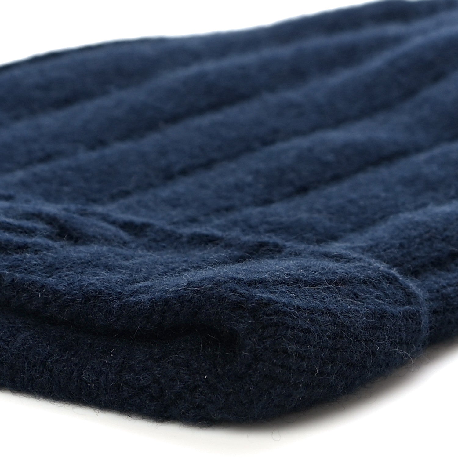 Chanel Cashmere CC Beanie Hat M Blue 7 of 7