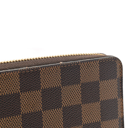Louis Vuitton Damier Ebene Clemence Wallet Cherry 8 of 11