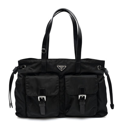 Prada Nylon Vela Shopping Tote Black 1 of 9