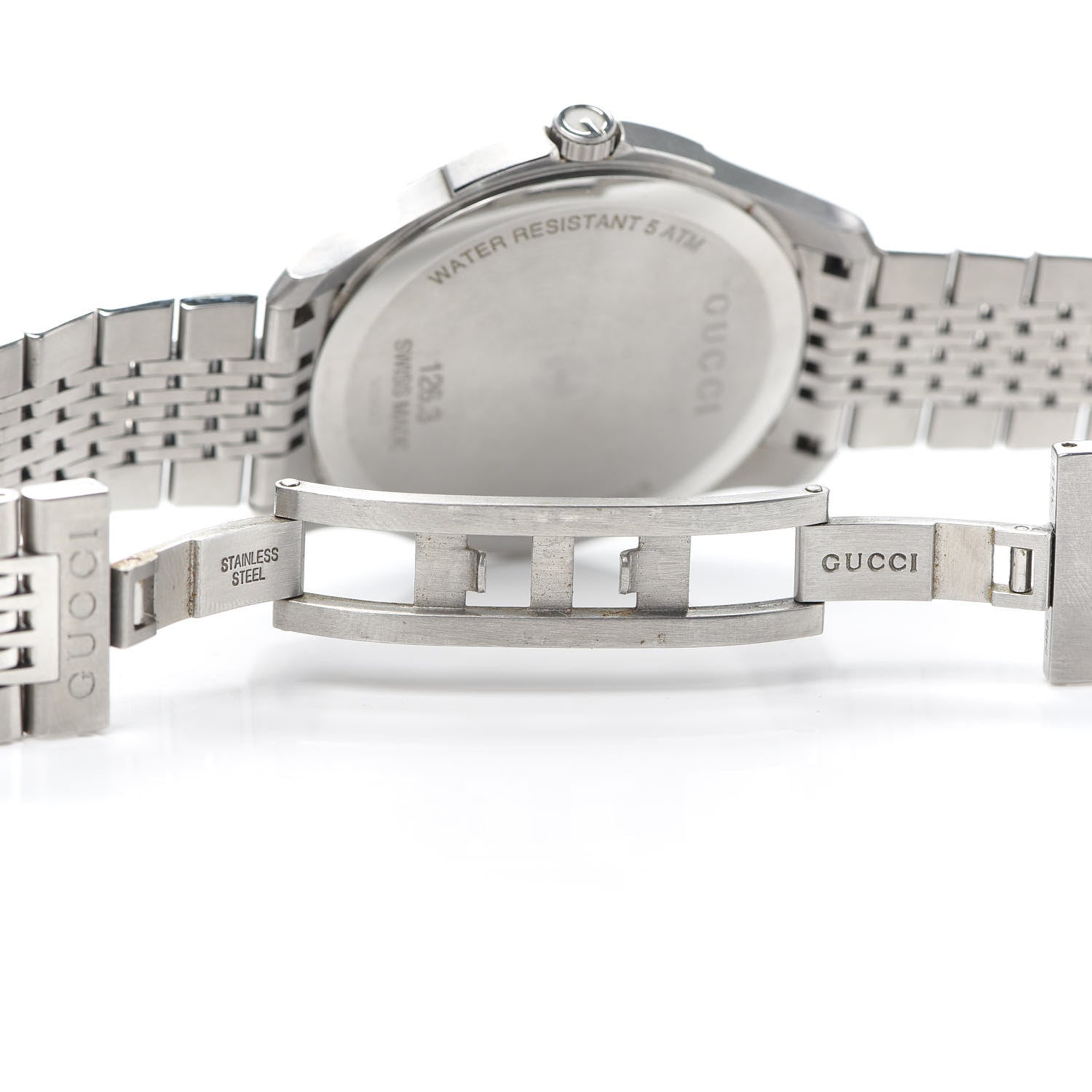 Gucci Stainless Steel 40mm G-Timeless Quartz Watch Brown 5 of 6