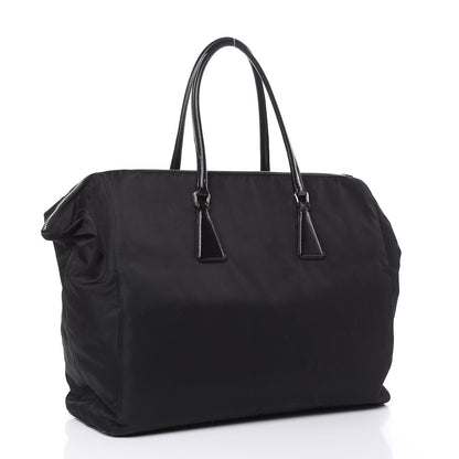 Prada Tessuto Nylon Weekender Black 3 of 14