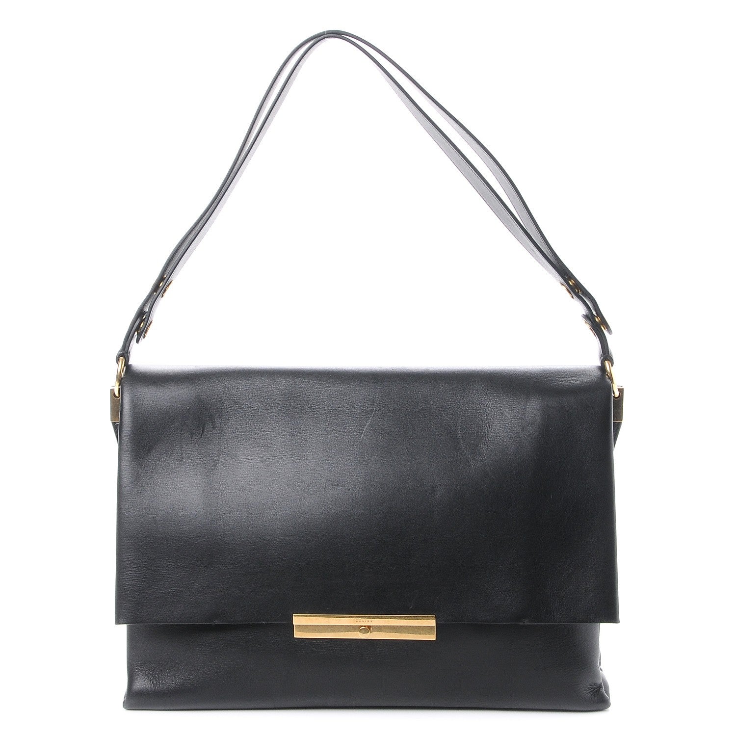 Celine Calfskin Blade Flap Black 1 of 11
