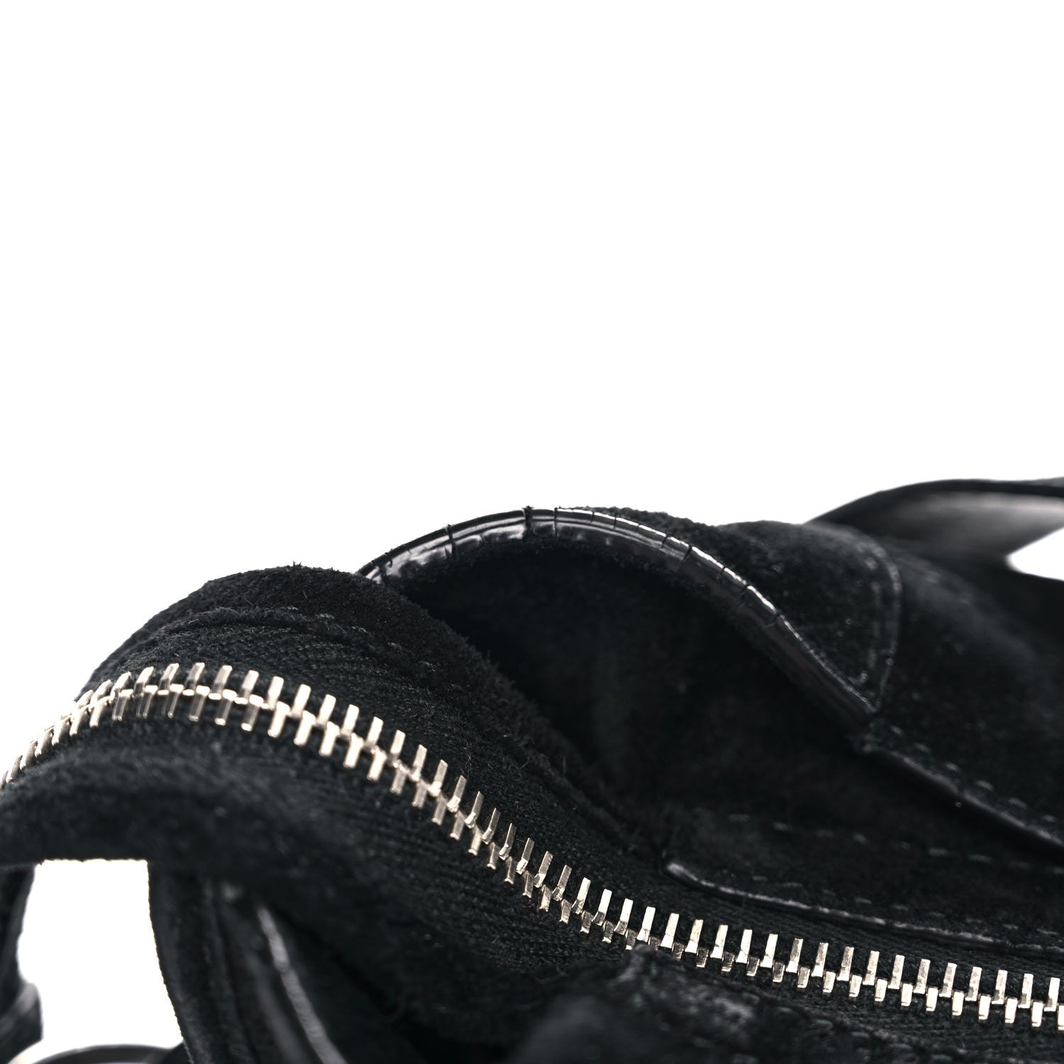 Balenciaga Baby Daim Suede Classic Silver Hardware City Black 34 of 35
