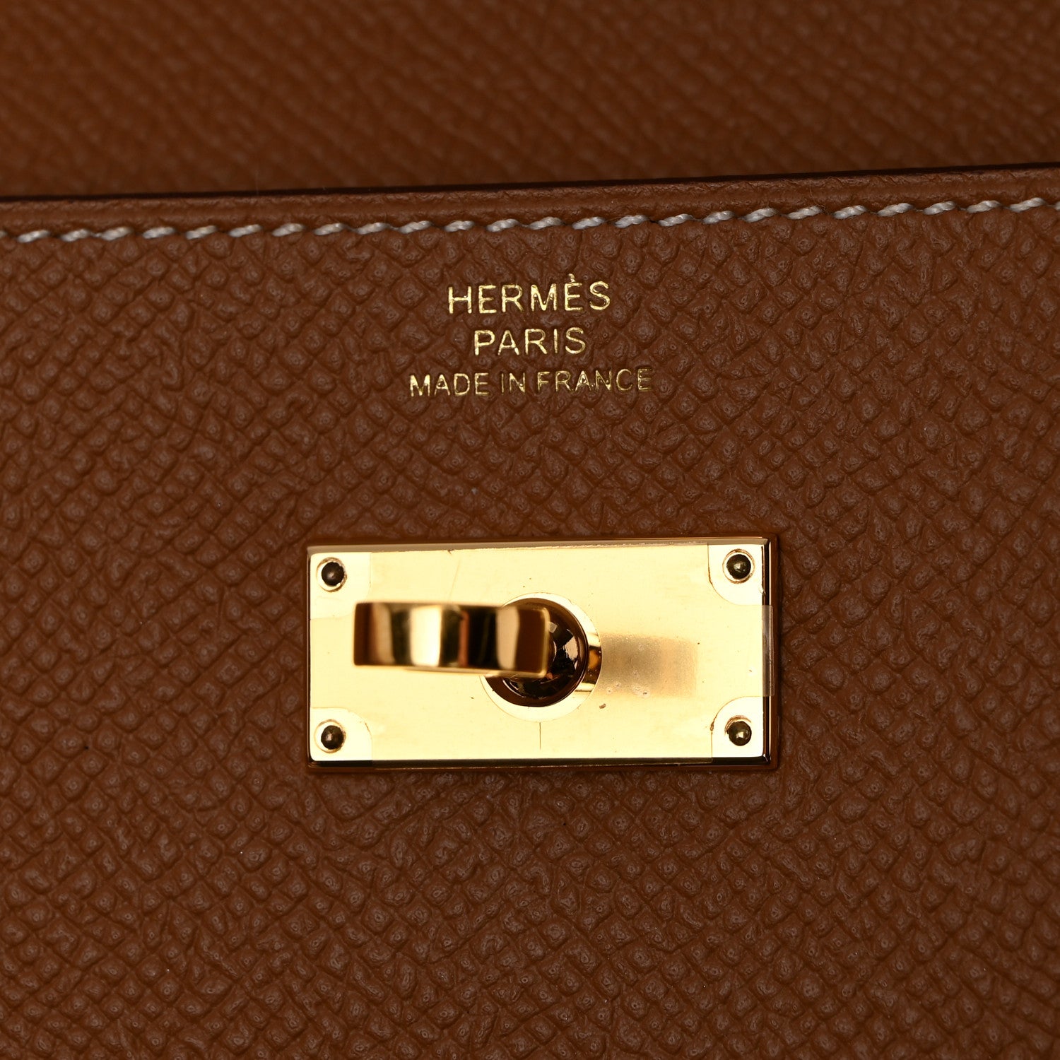 Hermes Epsom Kelly Longue Wallet Gold 6 of 10
