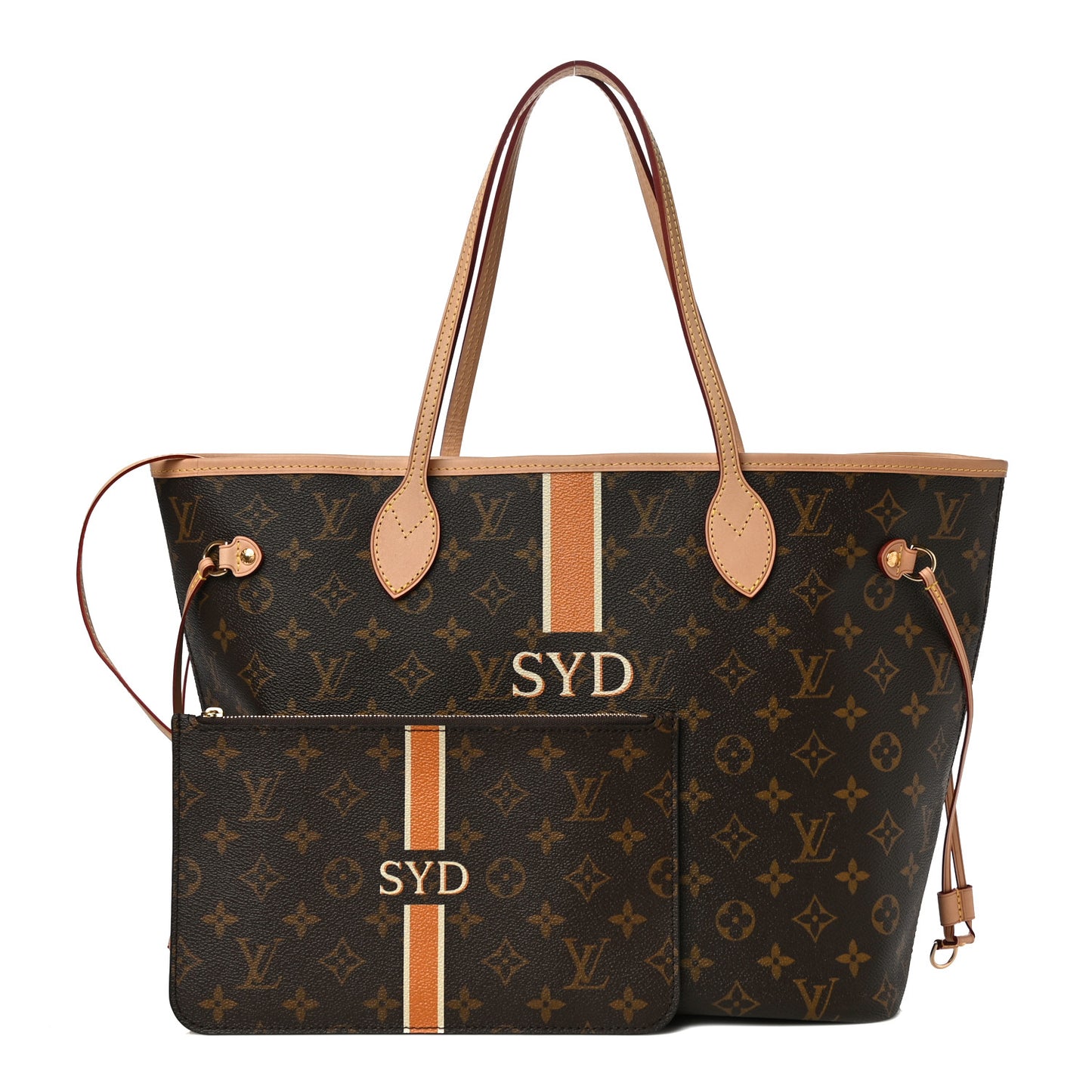 Monogram My LV Heritage Neverfull MM Orange and White