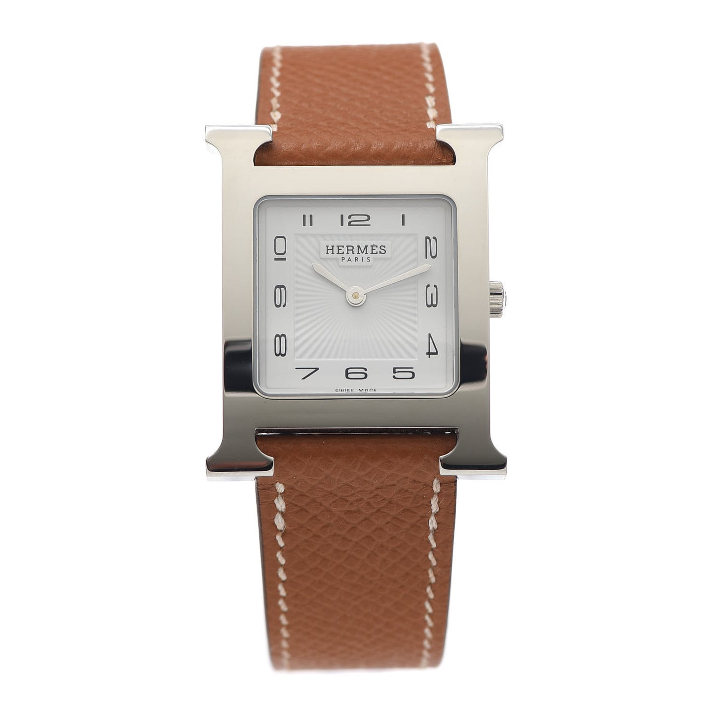 Stainless Steel Epsom 26mm Heure H Hour Quartz Watch Gold