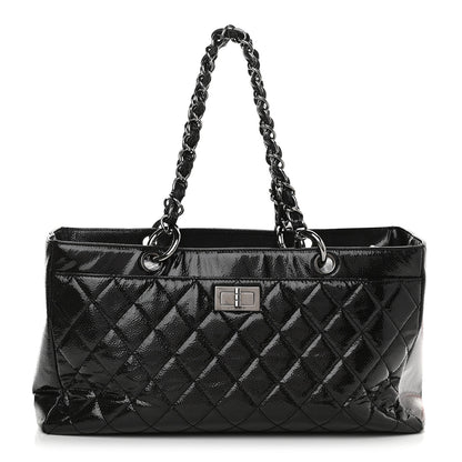 Chanel Glazed Caviar Quilted Diamond Shine Small Tote Black 1 of 11