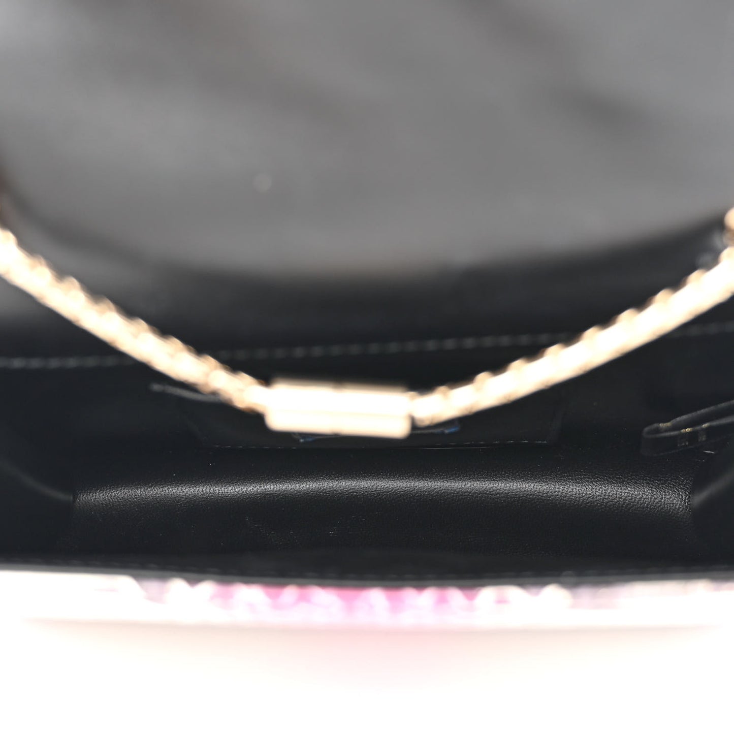 Calfskin Elaphe Serpenti Forever Crossbody Bag Ruby Wine Black Multicolor