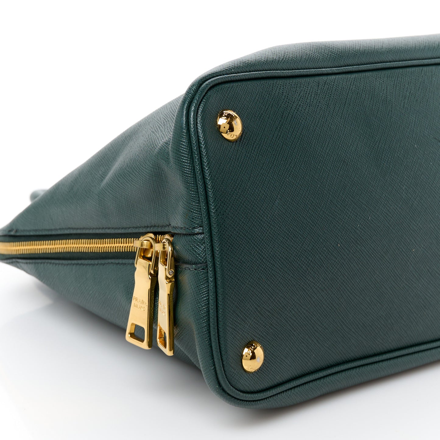 Saffiano Lux Large Promenade Tote Smeraldo