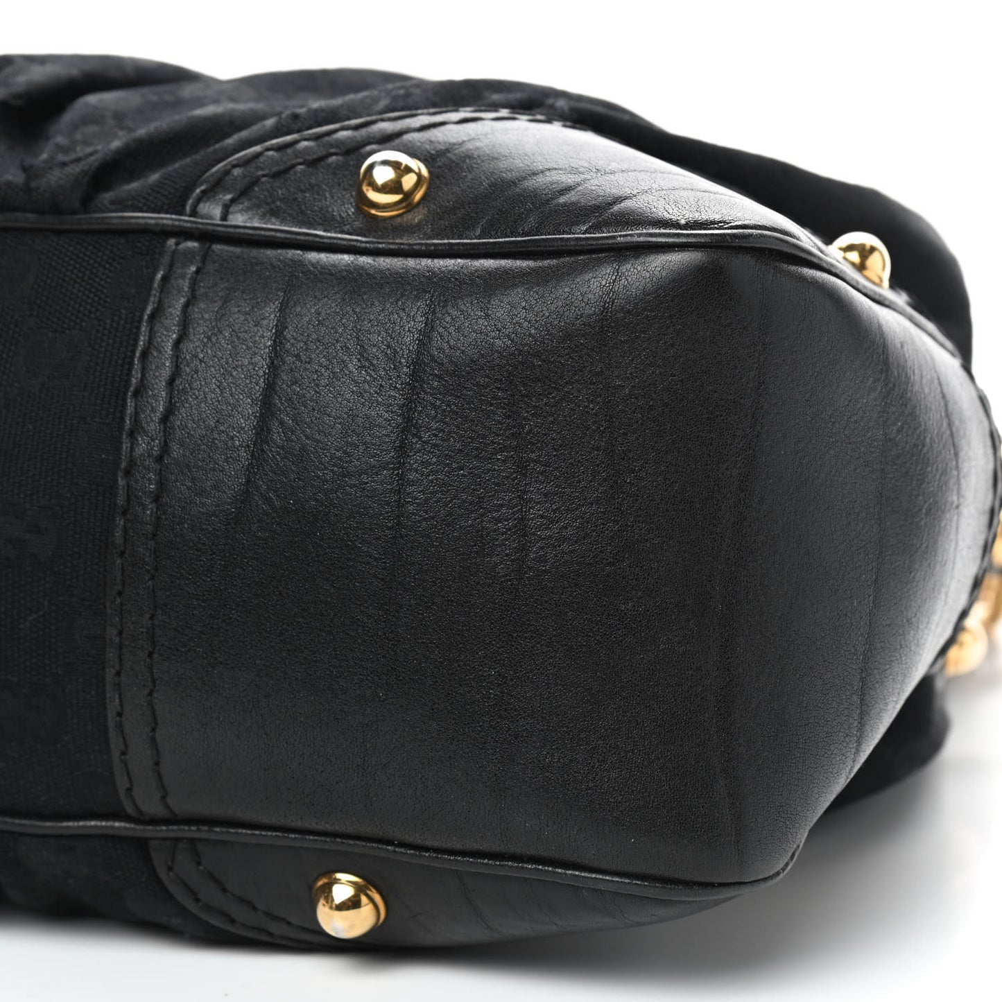 Monogram Medium Jockey Hobo Black