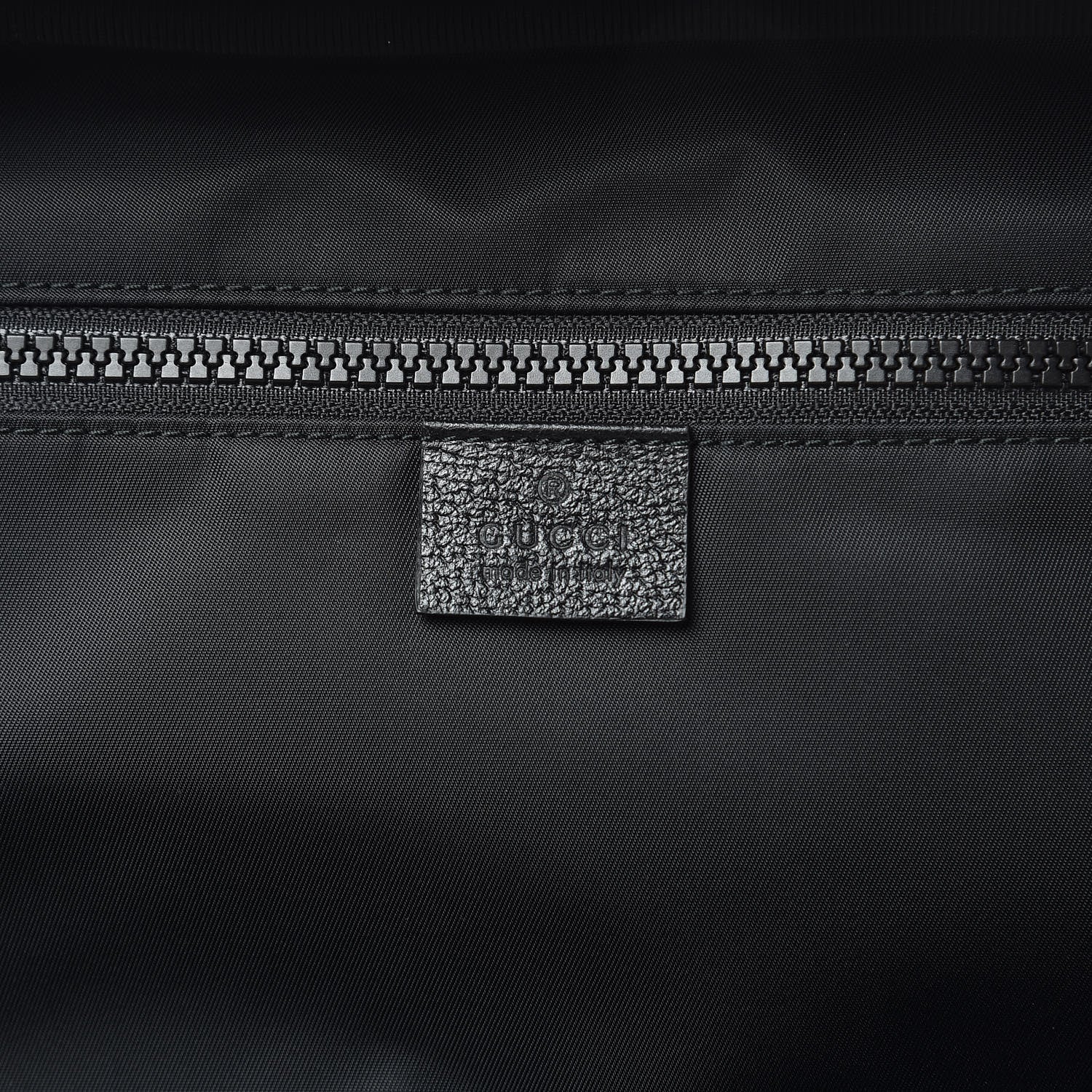 Gucci Nylon Twill 80s Logo Patch Backpack Black 6 of 8