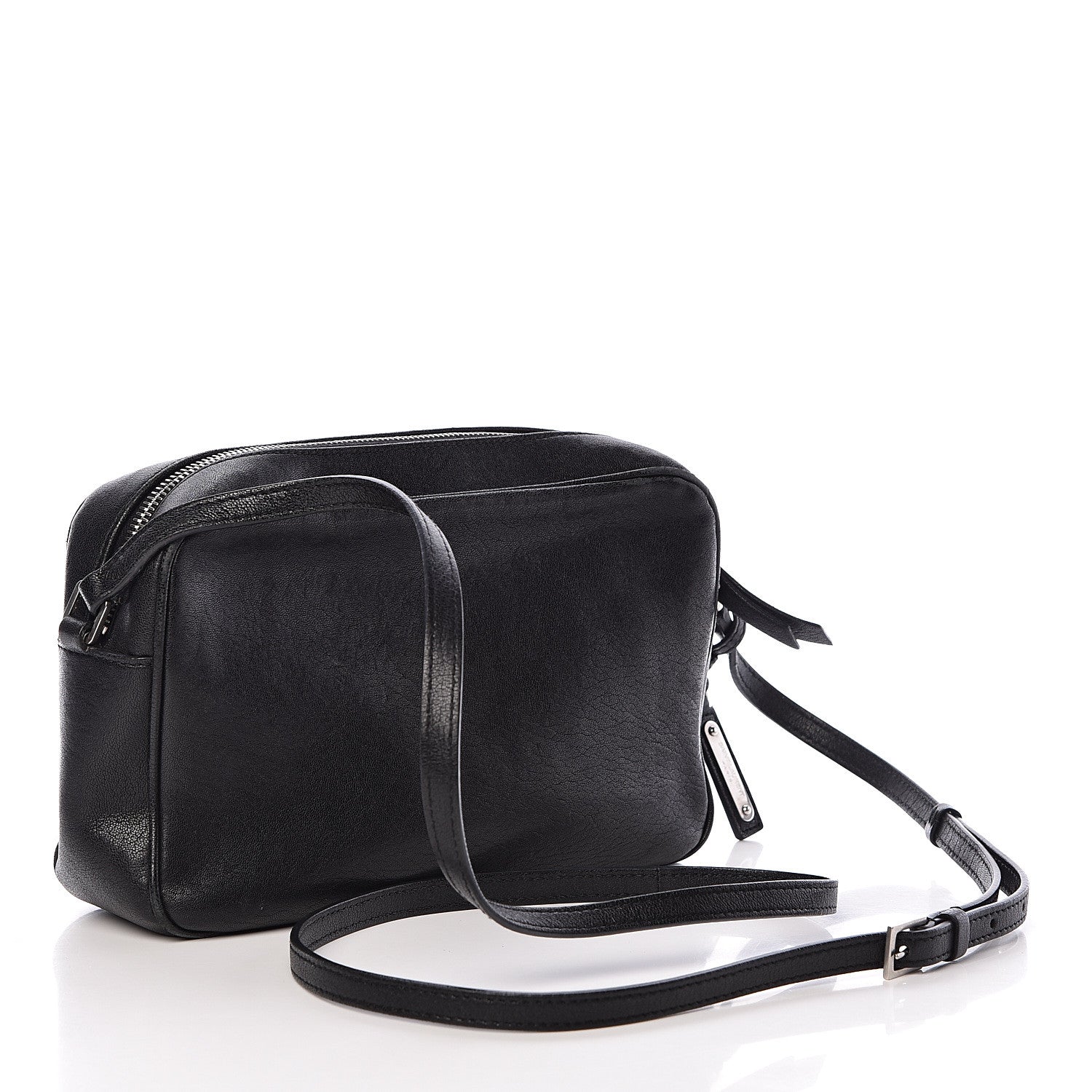 Saint Laurent Lambskin Monogram Small Lou Camera Bag Black 3 of 17