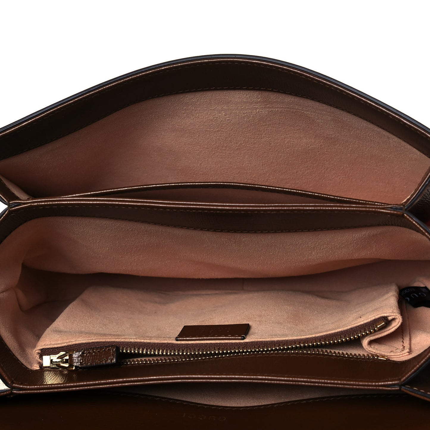 GG Supreme Monogram Horsebit 1955 Shoulder Bag Beige Brown Sugar