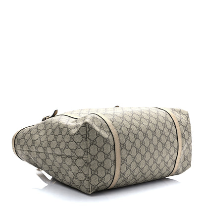 Gucci GG Supreme Monogram Medium Nice Tote Beige 3 of 11