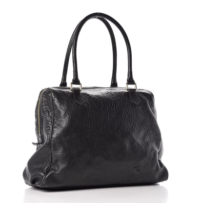 Fendi Crinkled Lambskin Mia Degrade Shopper Black 3 of 17