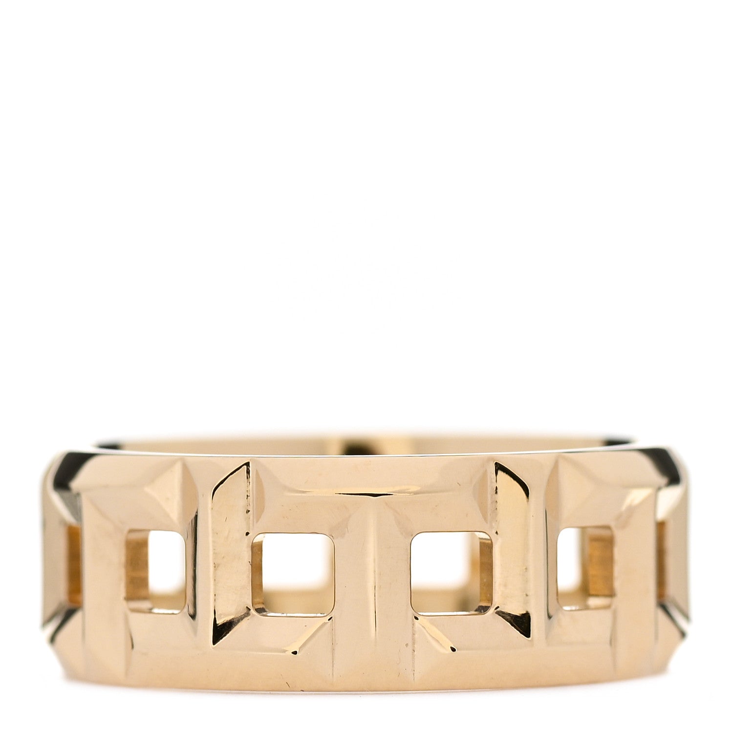 Tiffany 18K Yellow Gold T True Wide Ring 58 8.5 3 of 4