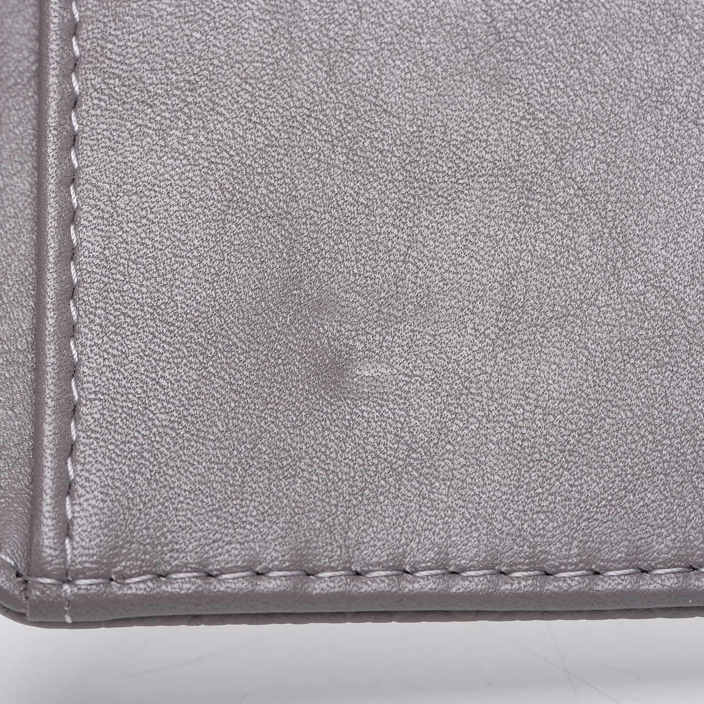 Caviar Timeless CC Large Flap Wallet Grey