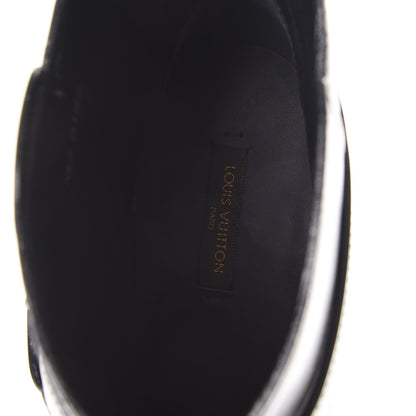 Louis Vuitton Calfskin Belted Ankle Boots 41 Black 7 of 10