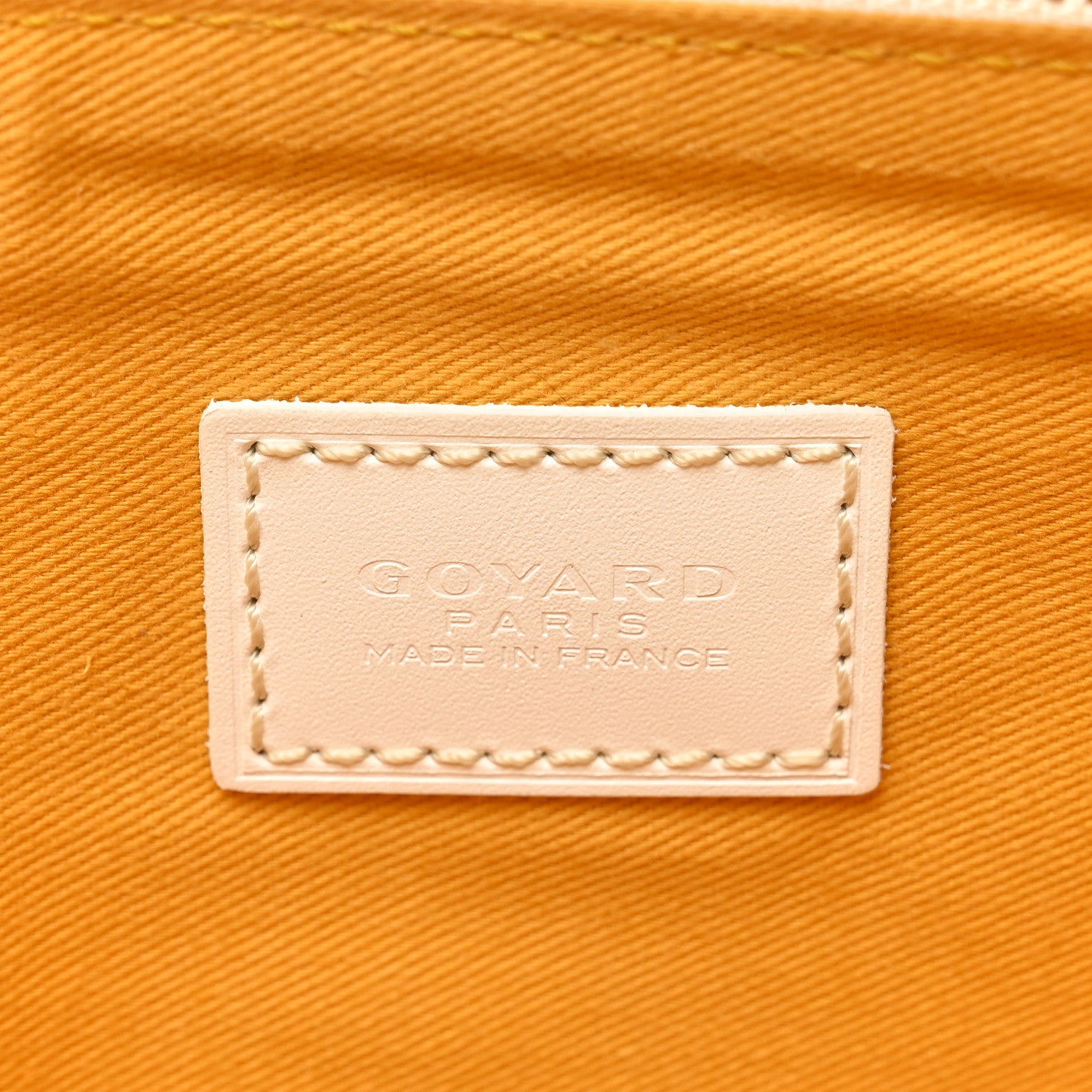 Goyard Goyardine Senat Pochette MM White 6 of 6
