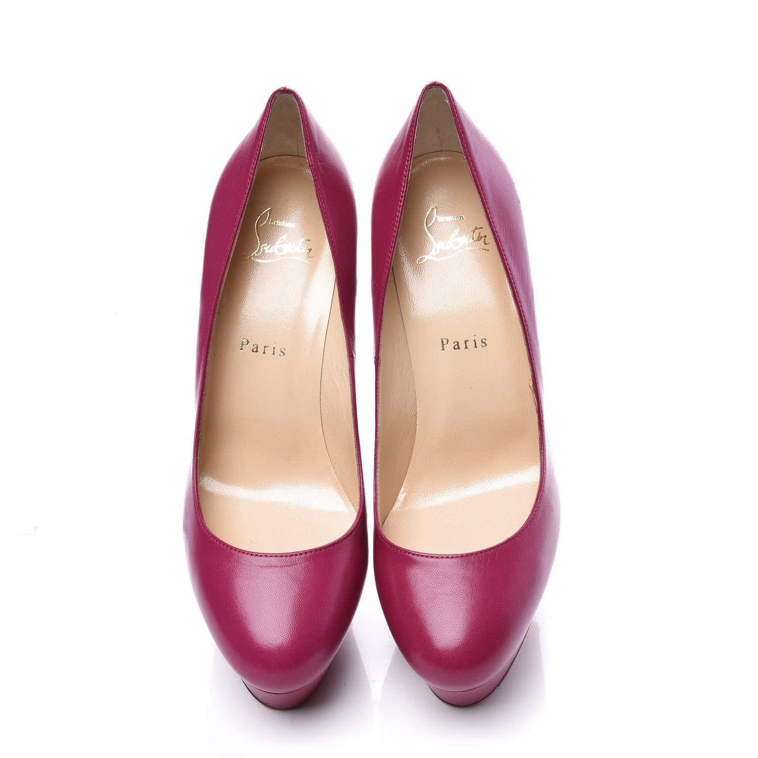 Christian Louboutin Kid Bianca 120 Pumps 37.5 Grenadine 5 of 11