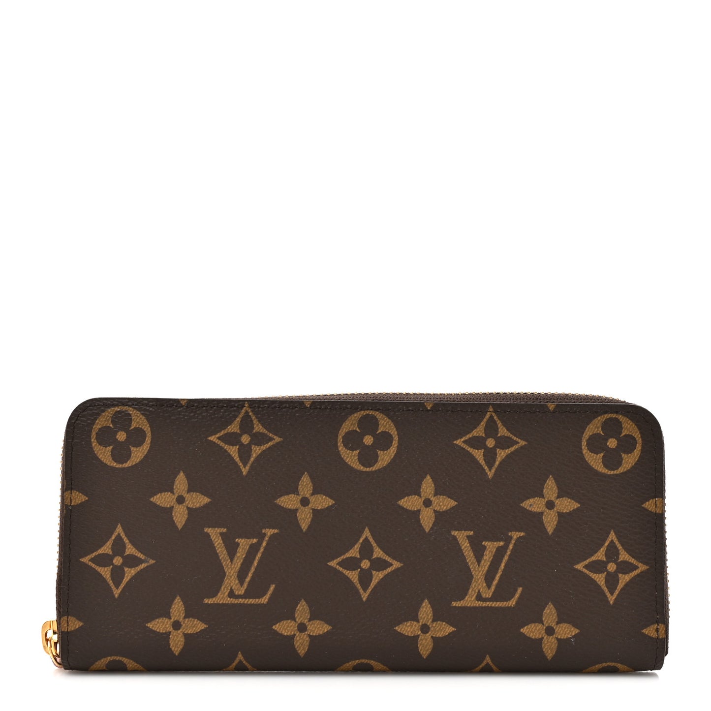 Monogram Clemence Wallet Rose Ballerine