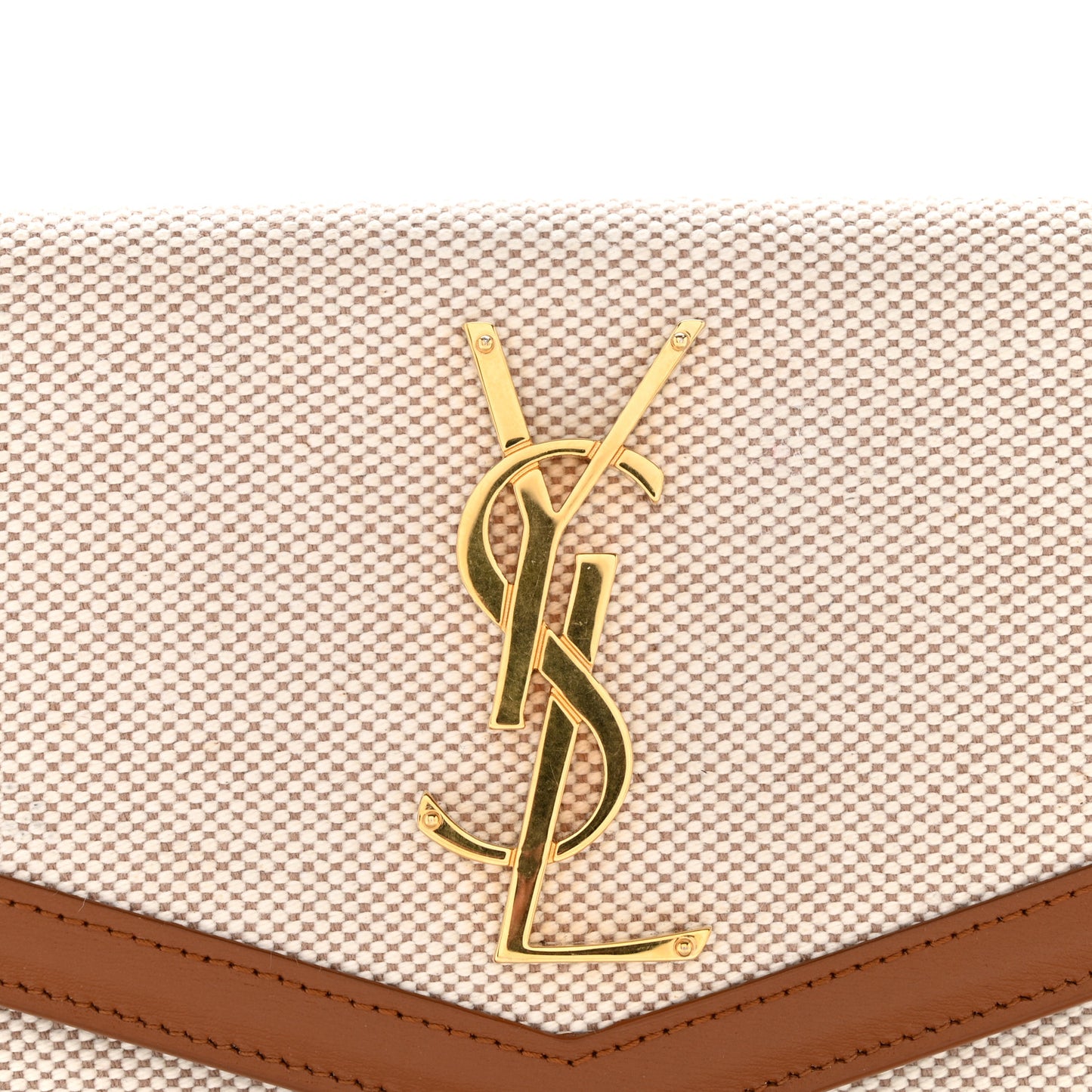 Canvas Uptown Pouch Natural Beige Brick