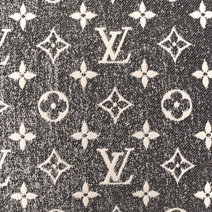Louis Vuitton Denim Monogram Jacquard Neverfull MM GM Pochette Gray 7 of 9