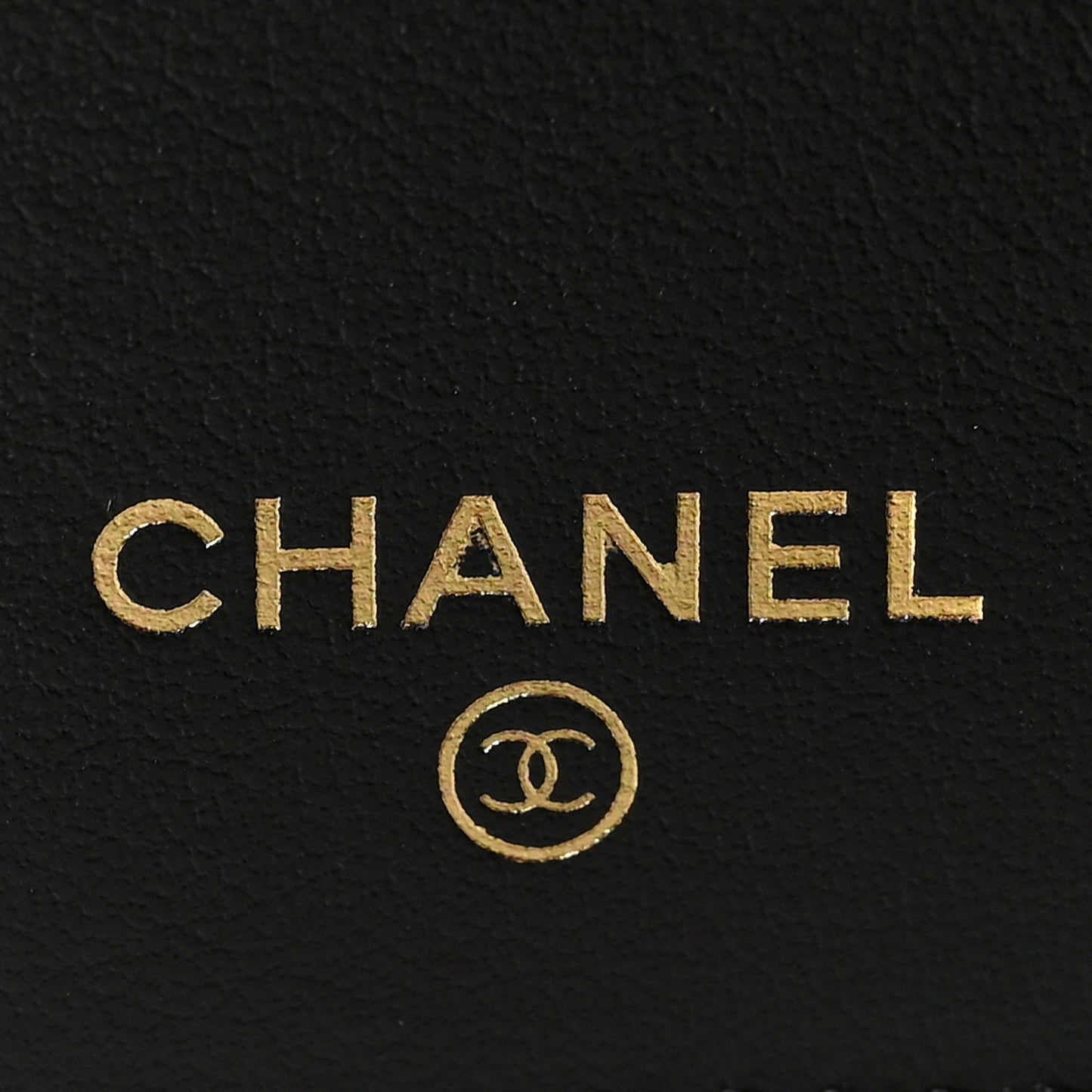 Caviar Quilted Enamel Coco Casino Double Flap Wallet Black