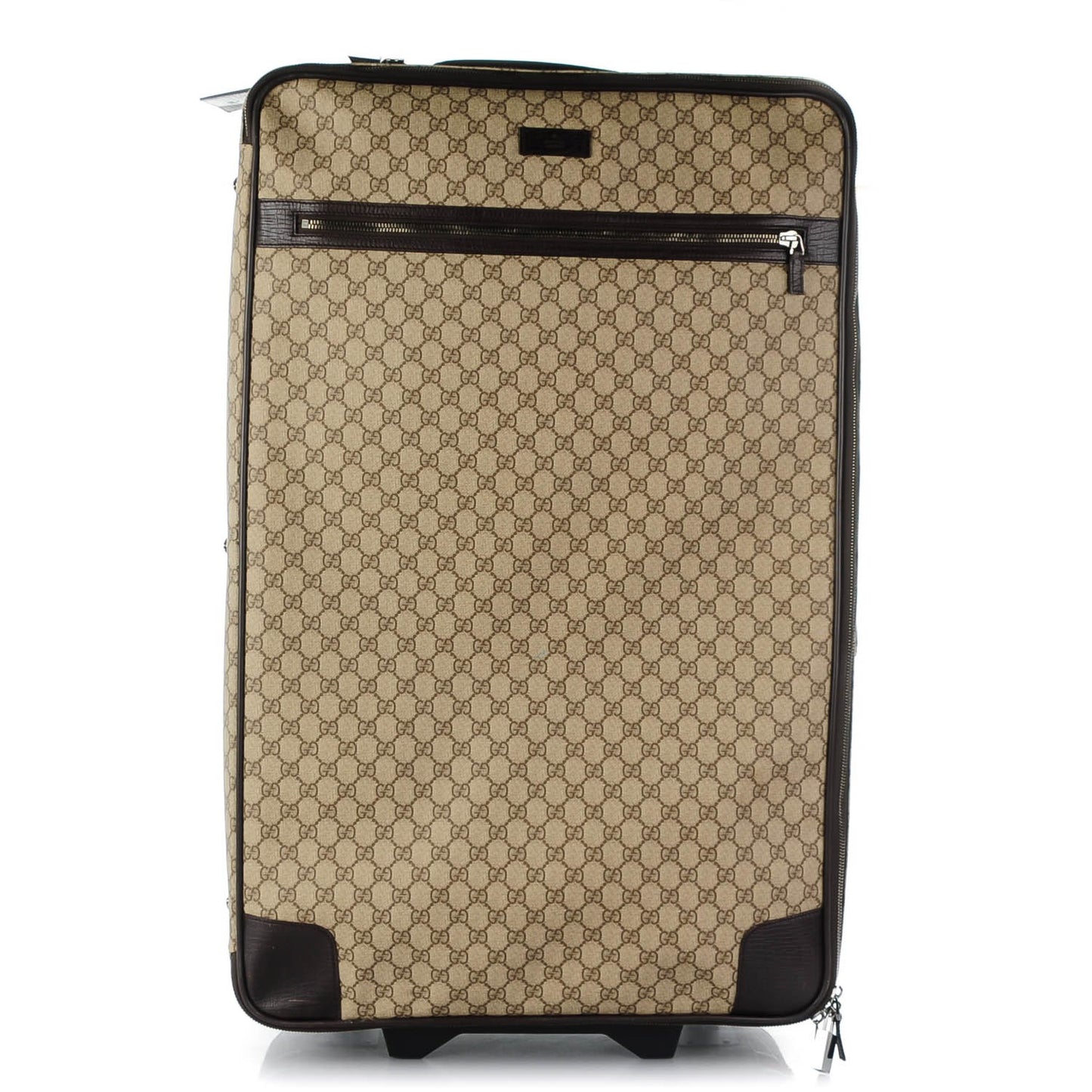 GG Plus Monogram Large Web Trolley Brown